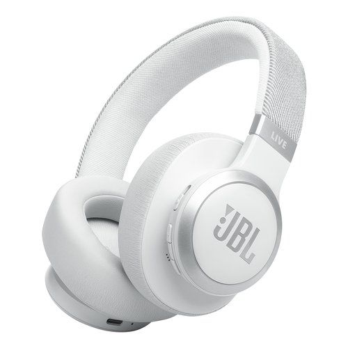 Cuffie microfono bluetooth jbl jbllive770ncwht live 770nc white