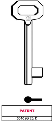 chiave a mappa 5010 (g.vaz 1) patent cod:ferx.vit12022