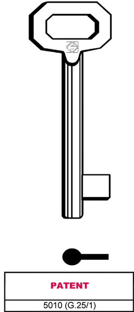 chiave a mappa 5010 (g.vaz 1) patent cod:ferx.vit12022