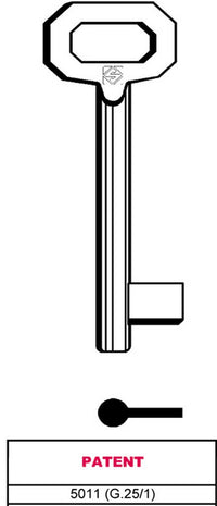 chiave a mappa 5011 (g.vaz 1) patent cod:ferx.vit12023