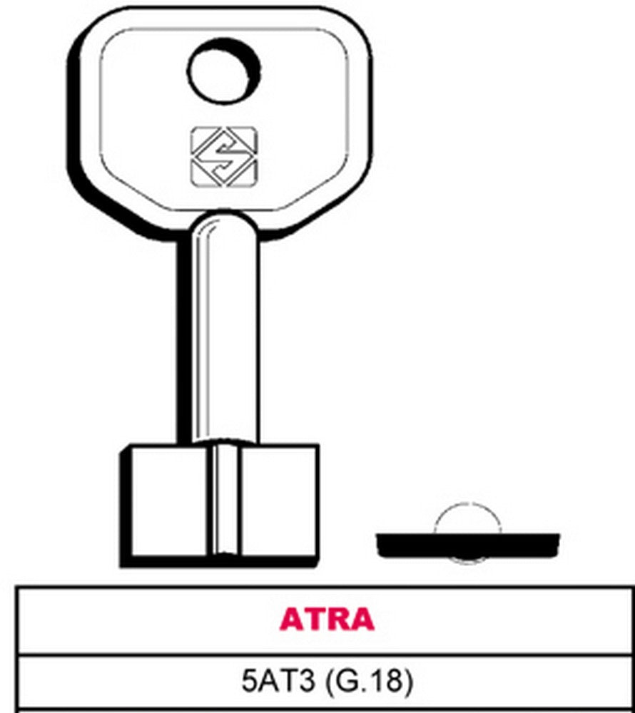 chiave a pompa 5at3 (g.vas 0) atra cod:ferx.vit28560