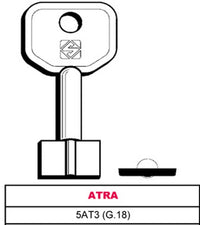 chiave a pompa 5at3 (g.vas 0) atra cod:ferx.vit28560