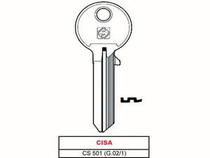 chiave asc cs 501 (g.vac 1) cisa cod:ferx.vit10047