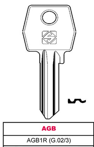 chiave asc agb1r (g.vac 3) agb cod:ferx.vit17821