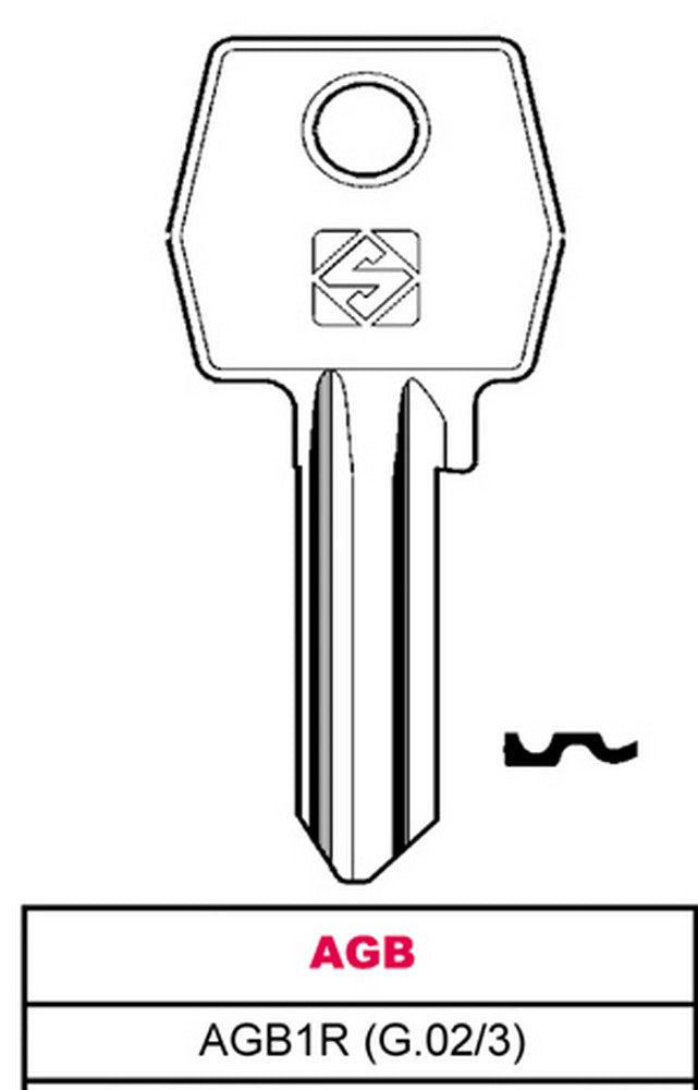 chiave asc agb1r (g.vac 3) agb cod:ferx.vit17821