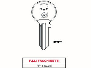 chiave asc ff15 (g.vac 0) f.lli facchinetti cod:ferx.vit17818