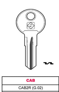 chiave asc cab2r (g.vac 0) cab cod:ferx.vit28580