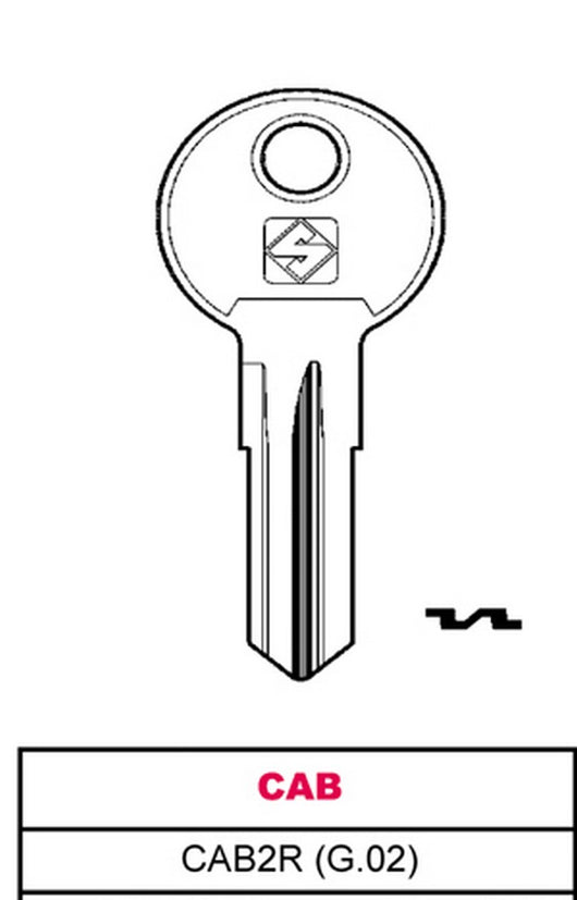chiave asc cab2r (g.vac 0) cab cod:ferx.vit28580