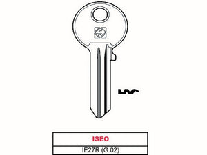 chiave asc ie27r (g.vac 0) iseo cod:ferx.vit28571