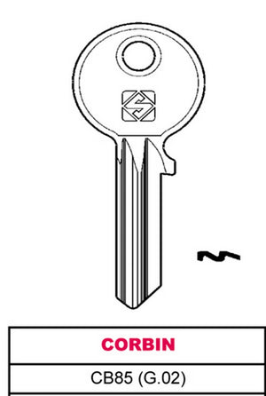 chiave asc cb85 (g.vac 4) corbin cod:ferx.vit23111