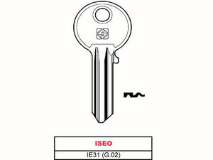 chiave asc ie31 (g.vac 2) iseo cod:ferx.vit41134