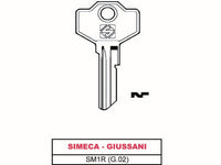 chiave asc sm1r (g.vac 0) simeca - giussani cod:ferx.vit6080