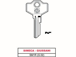 chiave asc sm1r (g.vac 0) simeca - giussani cod:ferx.vit6080