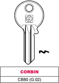 chiave asc cb80 (g.vac 0) corbin cod:ferx.vit25539