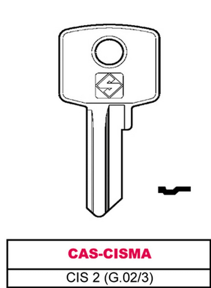 chiave asc cis 2 (g.vac 3) cas-cisma cod:ferx.vit4948