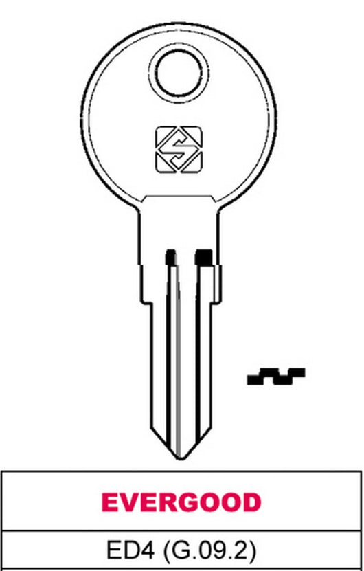 chiave asc ed4 (g.vaf 0) evergood cod:ferx.vit33387