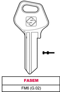 chiave asc fm6 (g.vac 0) fasem cod:ferx.vit25542