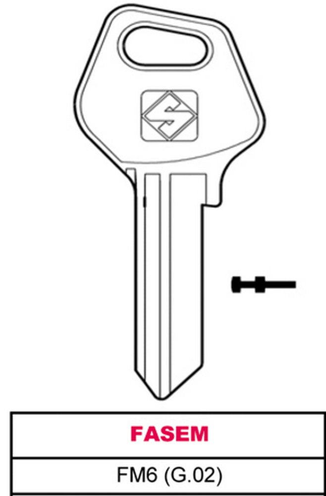 chiave asc fm6 (g.vac 0) fasem cod:ferx.vit25542