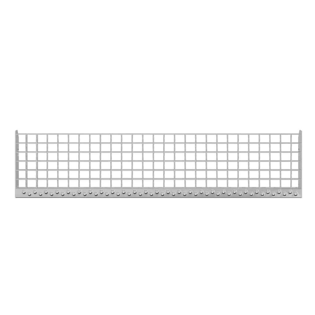 Gradino in Griglia 100x24x7 cm Acciaio Zincato 155681