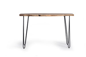 Consolle realizzata in legno massello di acacia