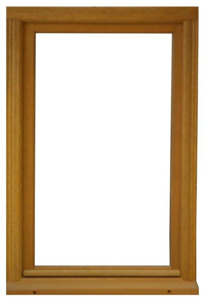 1 Finestra a battente in legno Altezza 75 X Larghezza 60 Tiraggio a sinistra (dimensioni della tabella)+ manico senza maniglia