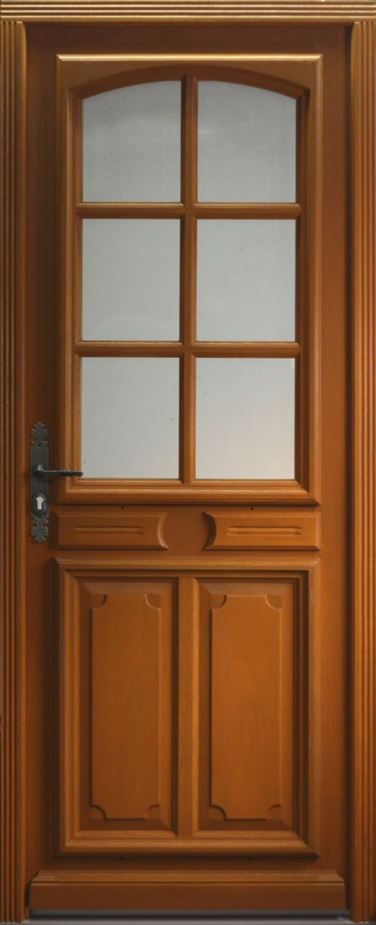 Porta d'ingresso in legno Exo modello 'Marine' 215X80 a destra a spingere senza maniglia