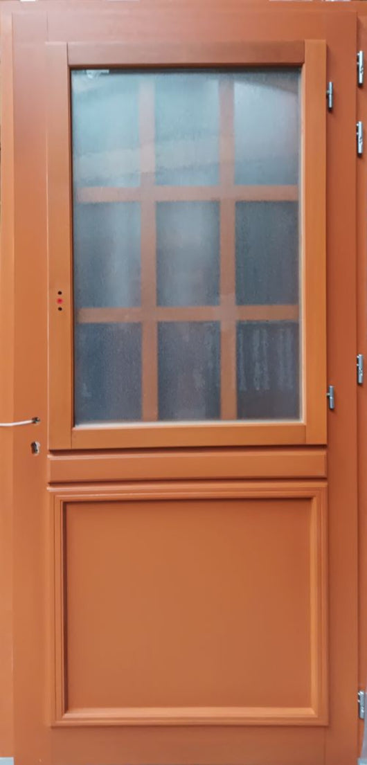 Porta d'ingresso in legno Exo modello 'Marine' 200X90 a sinistra a spinta senza maniglia