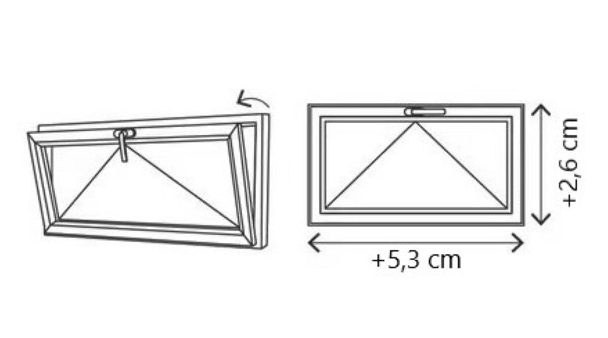 Lembo di legno Altezza 45 X Larghezza 40 (dimensioni del tavolo)+ manico senza maniglia
