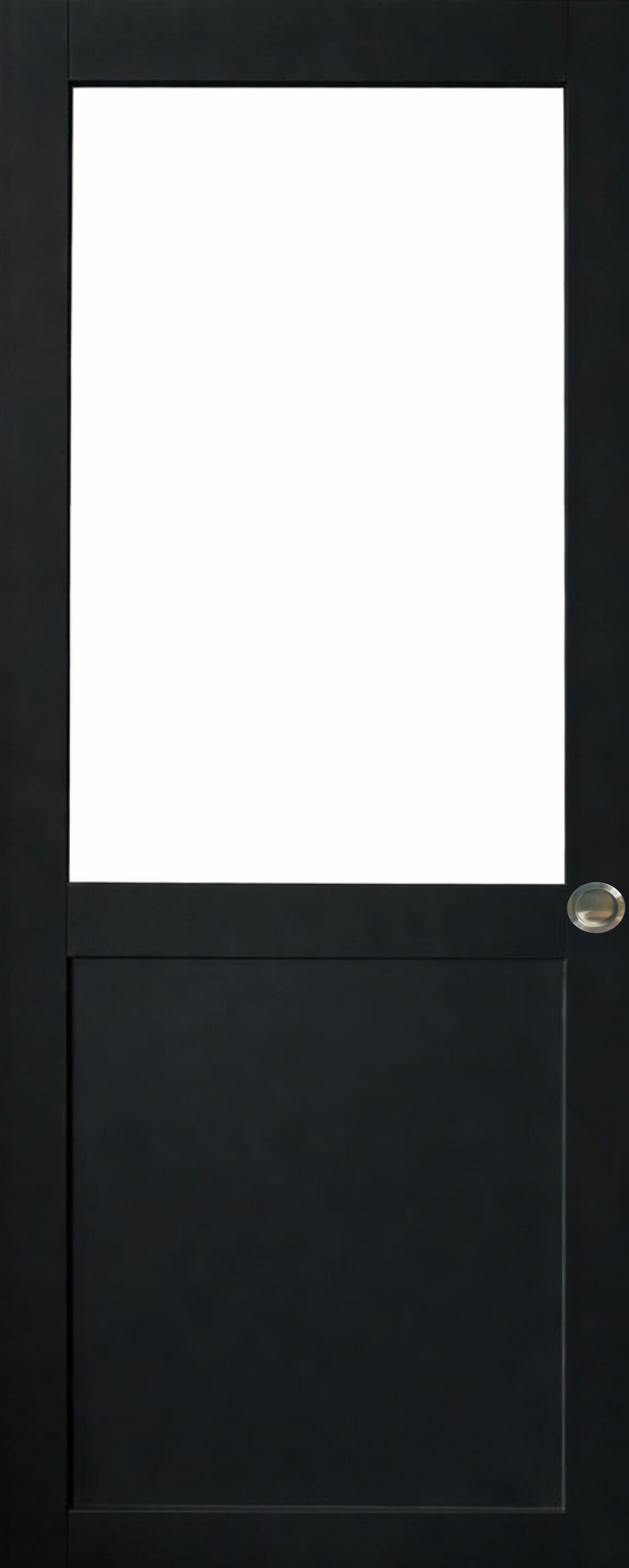 Porta Scorrevole Officina Nera H204 x L63 senza Montante e 2 Conchiglie