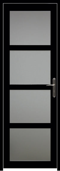 Blocco porta Telia con rivestimento nero Larghezza 73 Spinta a sinistra