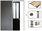 Porta scorrevole Atelier Modele Noir Larghezza 93 Con Sistema Galandage senza maniglia