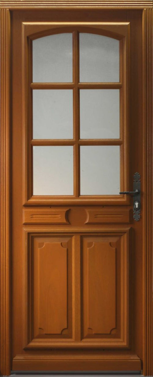 Porta d'ingresso in legno Exo modello 'Marine' 215X80 Porta a sinistra senza maniglia