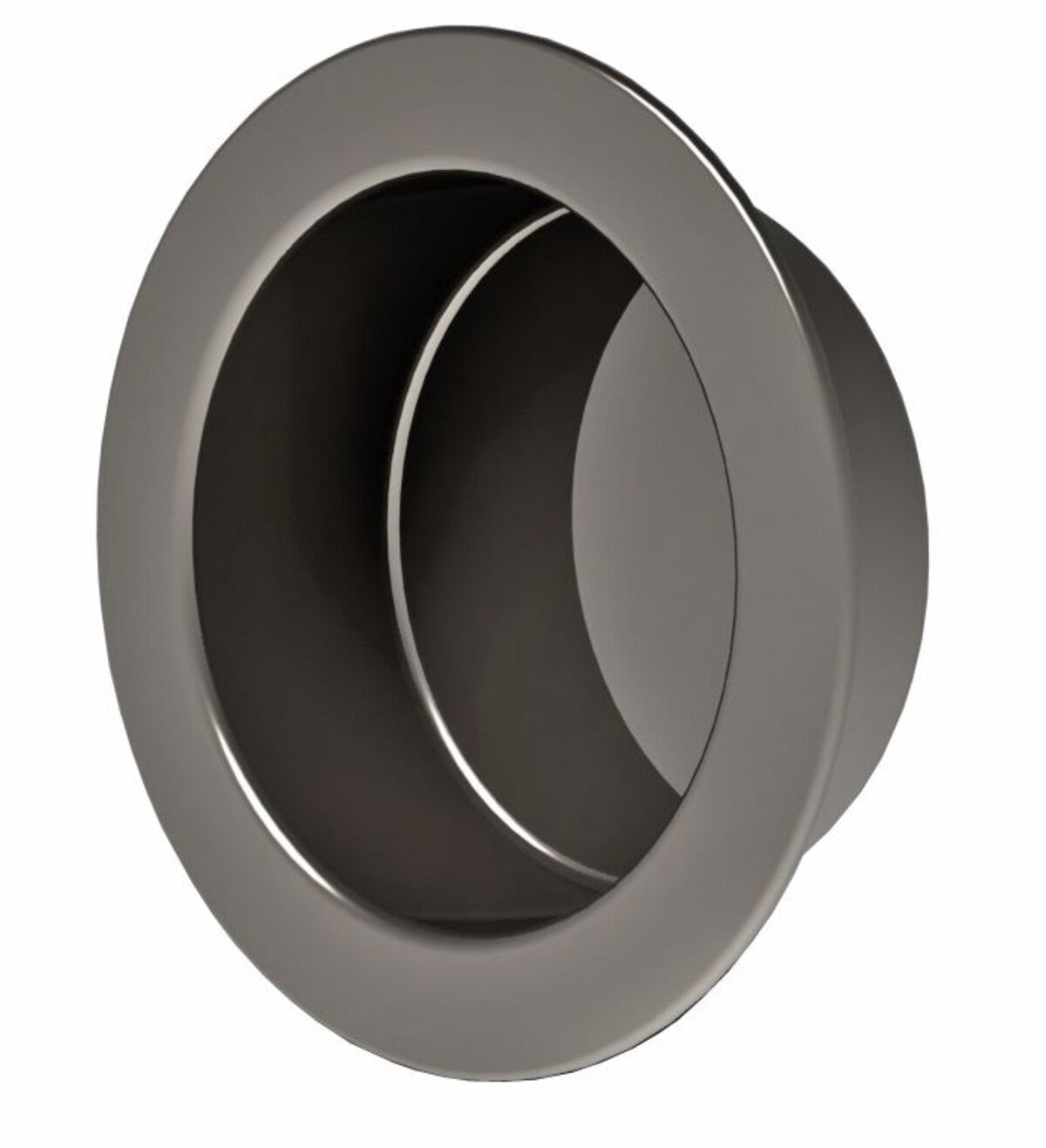Porta scorrevole tana blanco larghezza 93 + binario in acciaio nero + 2 gusci installati