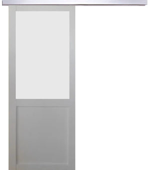 Porta Scorrevole Athena Bianca H204 x L73 + Binario in Alluminio