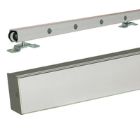 Porta scorrevole Tana bianca larghezza 93 con binario in alluminio