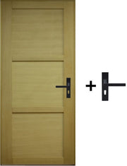 Blocco Porta Ayous 3 Pannelli H204 x L83 Pannello Laterale Sinistro a Spinta + Maniglia