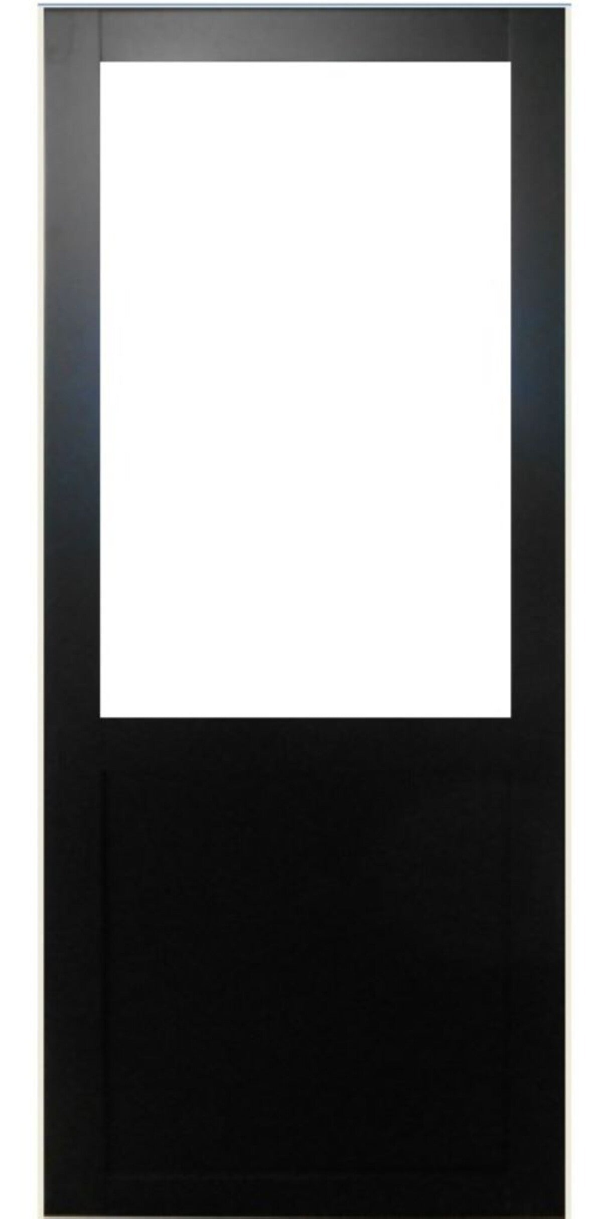 Porta Scorrevole Officina Nera H204 x L73 senza Montante + Guida a rulli e 2 Gusci