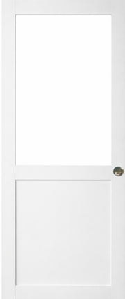 Porta Scorrevole Officina Bianca H204 x L93 senza montanti e 2 gusci