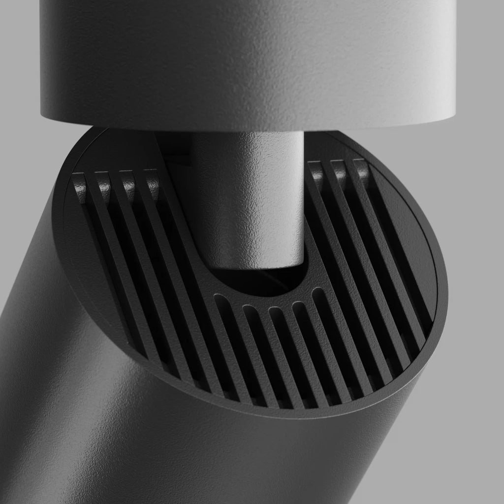 Maytoni Lampada da soffitto moderna FOCUS S 1 luce GU10 nero metallo