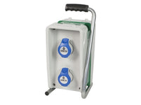 quadro elettrico eolo 3 prese 200-250v ip44 cm. 15,6x18,5x33,8 h cod:ferx.vit46619