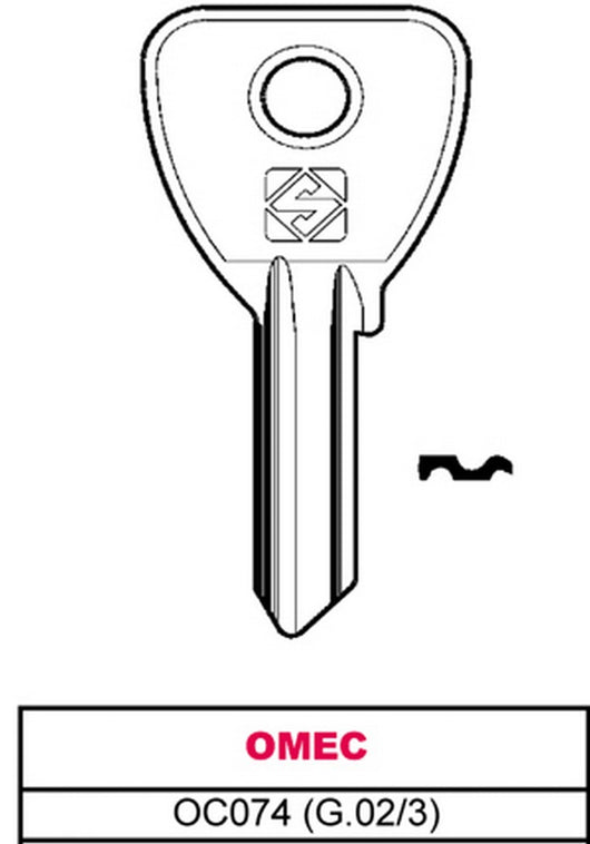chiave asc oc074 (g.vac 3) omec cod:ferx.vit7253