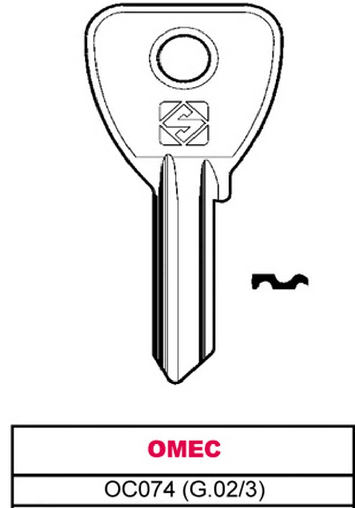 chiave asc oc074 (g.vac 3) omec cod:ferx.vit7253