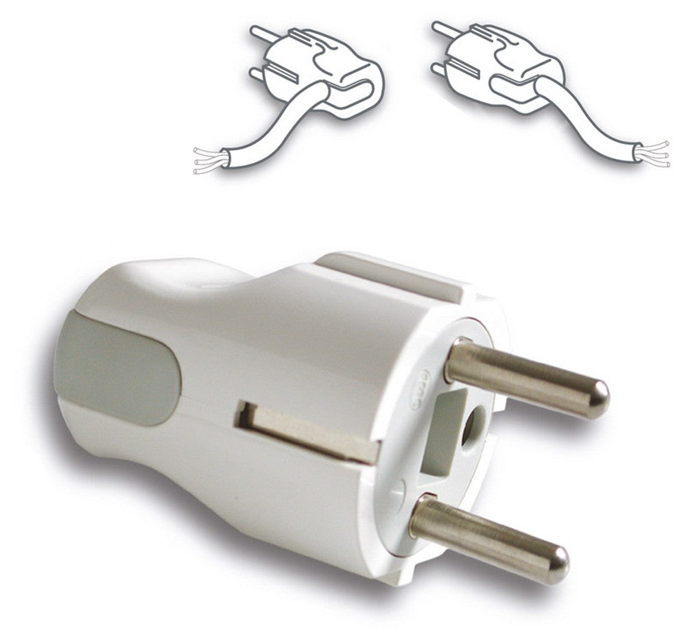 spina schuko in blister 2p+t 16a cod:ferx.vit23205