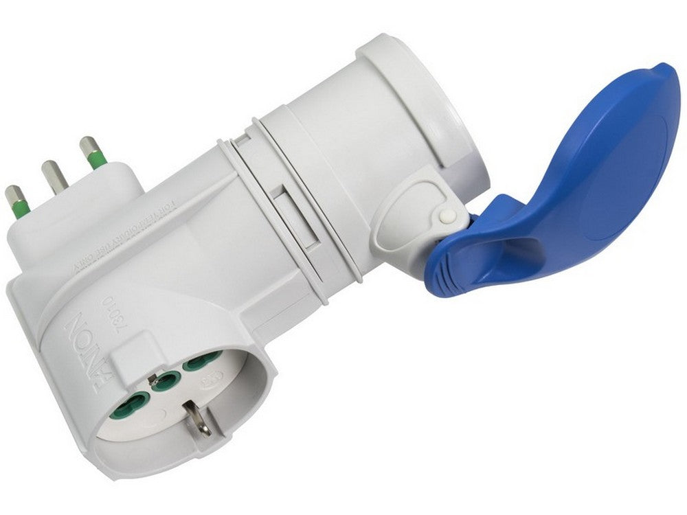 adattatore industriale cee spina 16a/ 1 presa schuko+1 presa cee 16a cod:ferx.vit44814