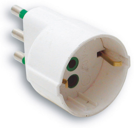 adattatore semplice 2p+t spina 16a/ presa schuko cod:ferx.vit30526