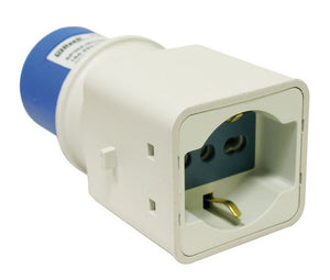adattatore industriale cee spina industriale/schuko 2p+t cod:ferx.vit26437