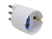 adattatore semplice in blister 2p+t spina 16a/ presa schuko 10a cod:ferx.vit35592