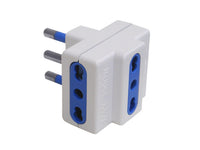 adattatore triplo in blister 2p+t spina 16a/3 prese 10/16a cod:ferx.vit35594