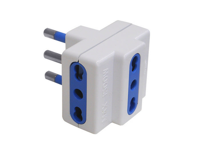 adattatore triplo in blister 2p+t spina 16a/3 prese 10/16a cod:ferx.vit35594