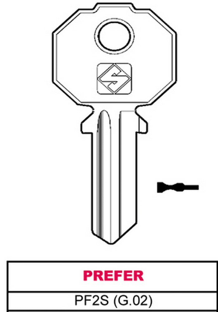 chiave asc pf2s (g.vac 0) prefer cod:ferx.vit7229